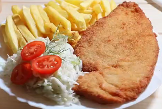 Șnițel de porc crispy