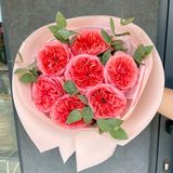 Букет з 7 троянд «Пінк Експрешн»