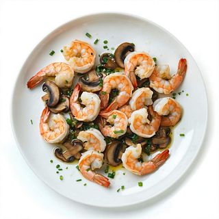 44. Gambas con Champiñones