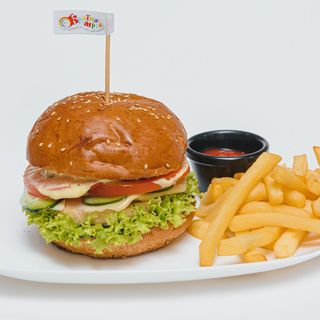 Бургер з куркою (250/100/30г)