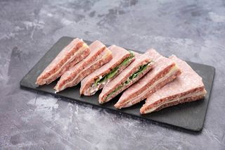 Tramezzini di maiale e vitello con rucola e mozzarella 200 g - 2 pezzi