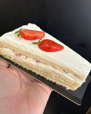 Triángulo Fresas Nata