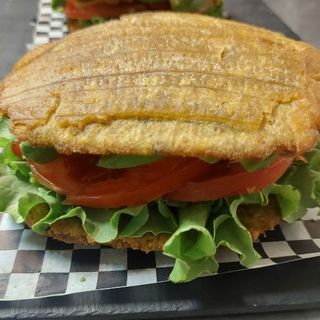 Patacón vegetariano