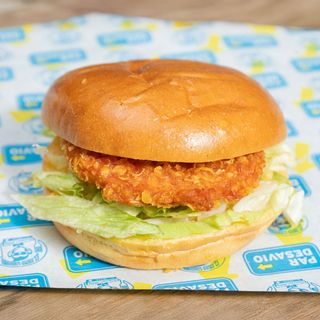 Hamburguesa de mc pollo (80 g.) + salsa a elegir