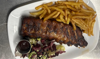 Coastă de porc barbeque