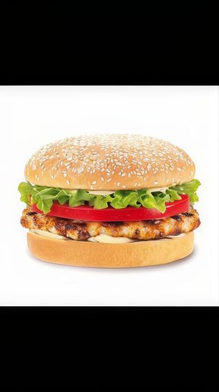 Hamburger chicken fillet