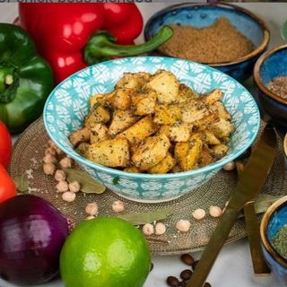 Cartofi cu menta si usturoi