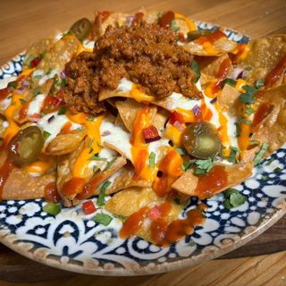 Nachos Con Picadillo Mexicano
