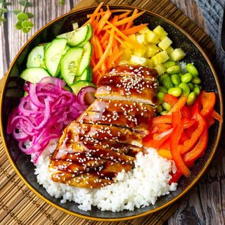 Chicken poké large