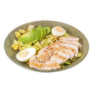 Grilled chicken filet and avocado salad