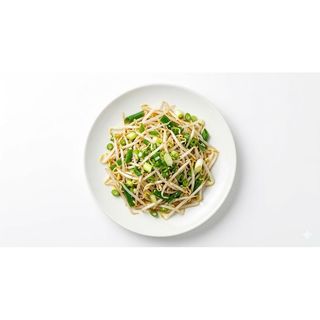 Brotes De Soja Con Cebolleta