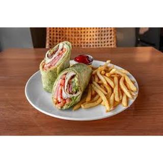 Chicken Avocado Wrap & Fries