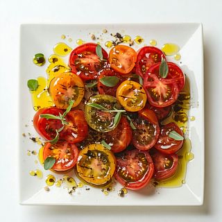 Ensalada de tomate variado