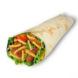 Duram kebab de Falafel con Patata