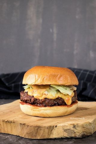 Bœuf Hamburger Et Fromage