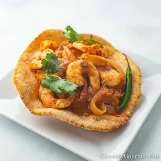 Puri de Camarão Bhoona