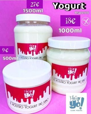 Barattolo yogurt alta qualità 1.5 kg per 9 persone