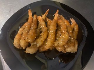 85. Скариди в сладко кисел сос (600гр)