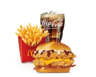 Menú McCrispy BBQ & Bacon Doble