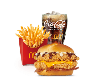 Menú McCrispy BBQ y Bacon Doble