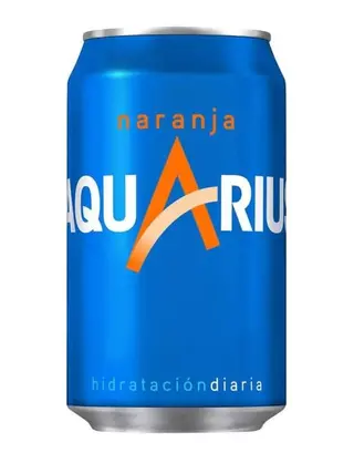 Aquarius Naranja lata 330ml.