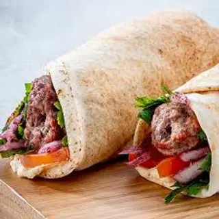 Sandwich Arabi kebab