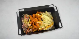 Piletina u pesto sosu sa zapečenim batatom