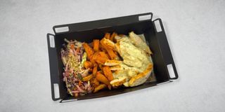 Piletina u pesto sosu sa zapečenim batatom