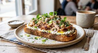 Smoked Chicken Toast