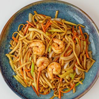 42. Tallarines Con Gambas