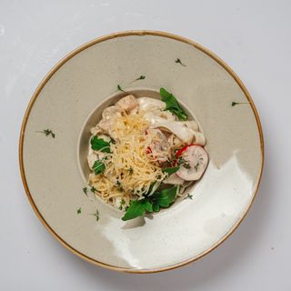 Паста с семгой