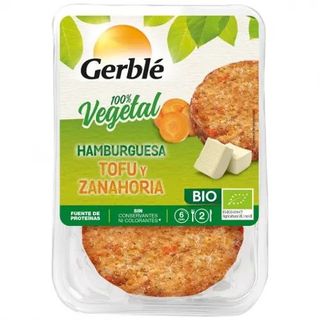 Hamburguesa de Tofu y Zanahoria Gerblé Bio Pack 2x80 Gr.