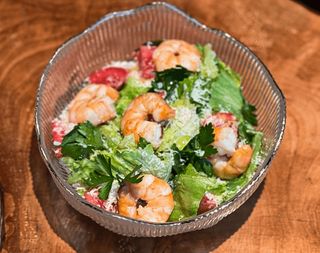 Салат з київською солодкою креветкою (240г)