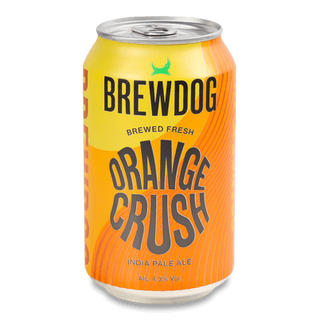 Пиво BrewDog Orange Crush світле фільтроване з/б (0,33л)