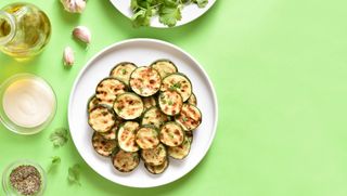 Porcija - pohovane tikvice