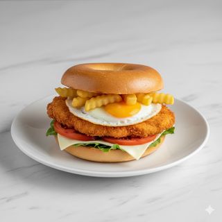 Roscas de pollo empanado