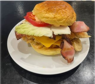 Hamburguesa Crujiente