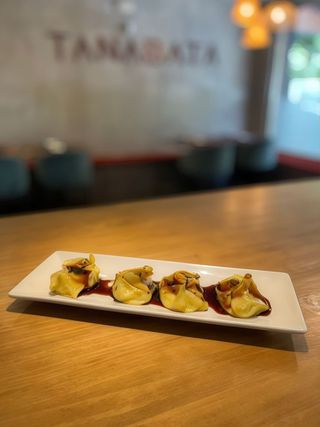 Gyozas Crab Y Queso Crema