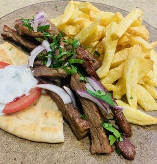 Farfurie greceasca de porc