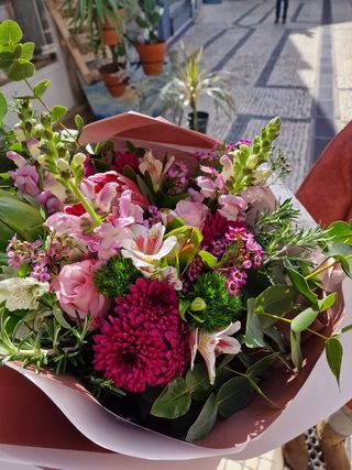 Bouquet Rosado de Alegria