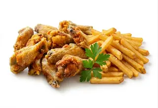 Alitas De Pollo Fritas (5 Uds.)