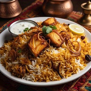 Fish Biryani - Medium Pack (650 ML) + 1 Drink