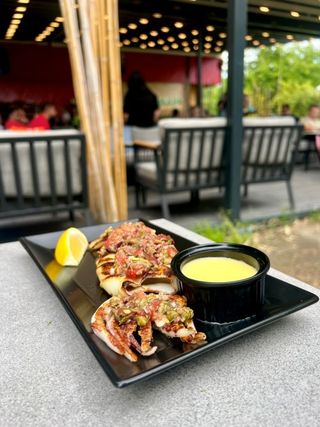 Цял калмар на плоча