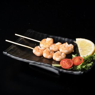 Spiedini di gamberi