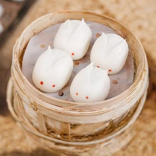 Pane cinese ripieno di crema 玉兔包 - 4pz