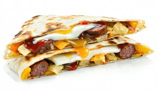 Piadina wurstel e patate