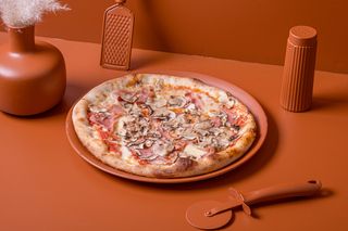 Pizza Prosciutto Cotto e funghi 450gr