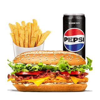 Bacon&Cheese Chicken Royale Meal