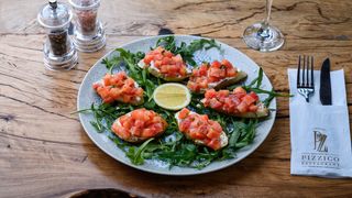 Home Made Salmon Gravlax Crostini