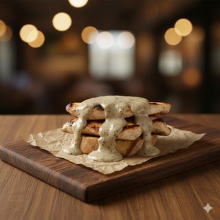 Montadito De Pollo A La Plancha